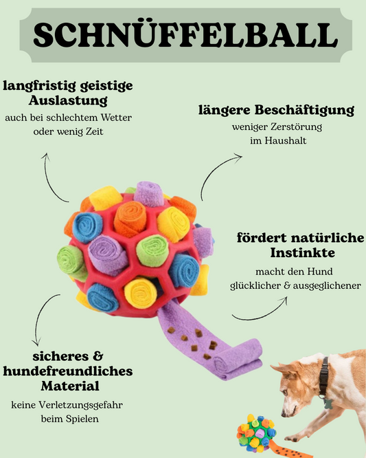 Schnüffelball - Interaktives Leckerli Spielzeug