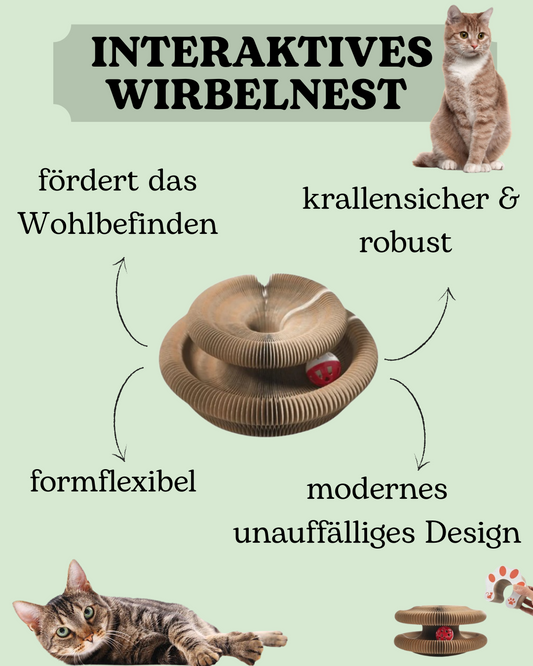 WirbelNest - Interaktives Katzenspielzeug