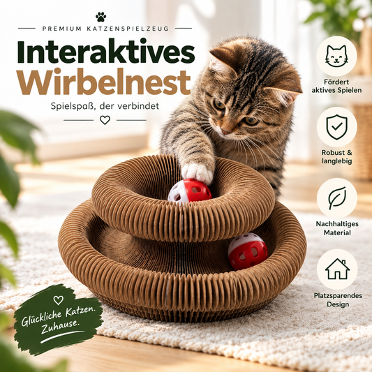 WirbelNest - Interaktives Katzenspielzeug