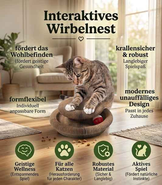 WirbelNest - Interaktives Katzenspielzeug