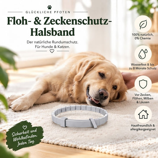 Floh- & Zeckenschutz-Halsband: Der natürliche Rundumschutz