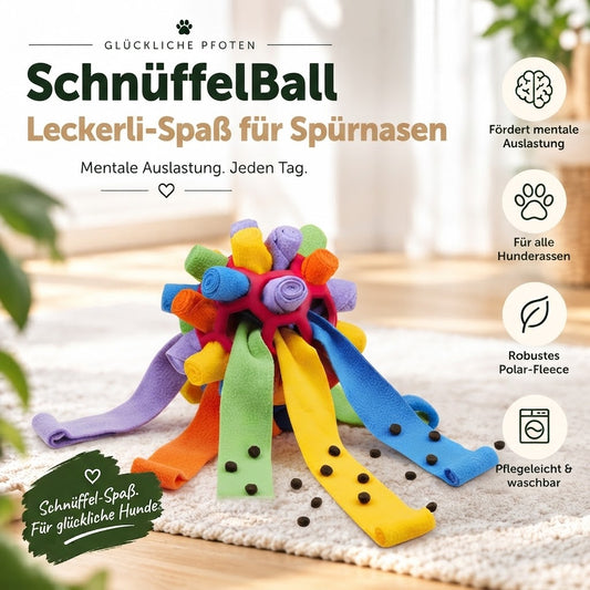 Schnüffelball - Interaktives Leckerli Spielzeug